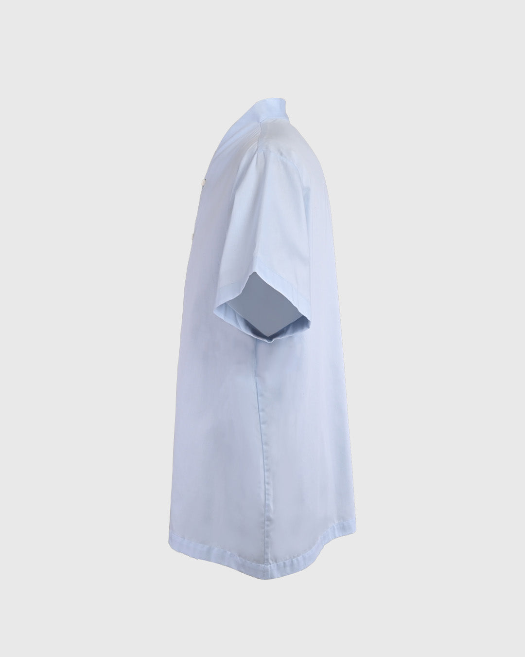 Men High Collar S/S Shirt - F126