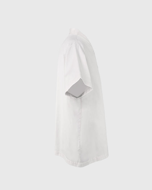 Men High Collar S/S Shirt - F126