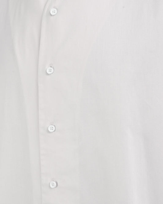 Men High Collar S/S Shirt - F126