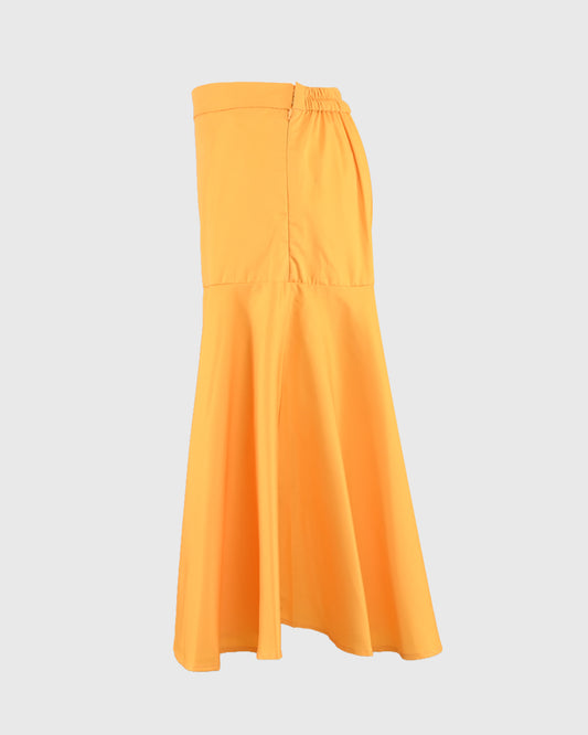 Fitted Hip A-line Skirt - F126