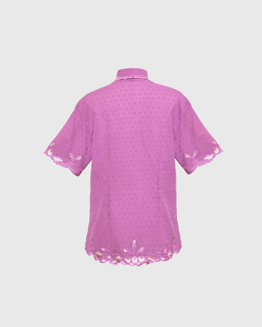 Lakon Indonesia - Kebaya S/S LKBY-01 Purple - Atasan Wanita