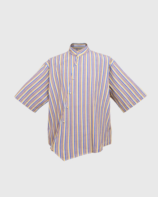 Lakon Indonesia - Beskap Lurik Shirt - Atasan Kemeja Pria