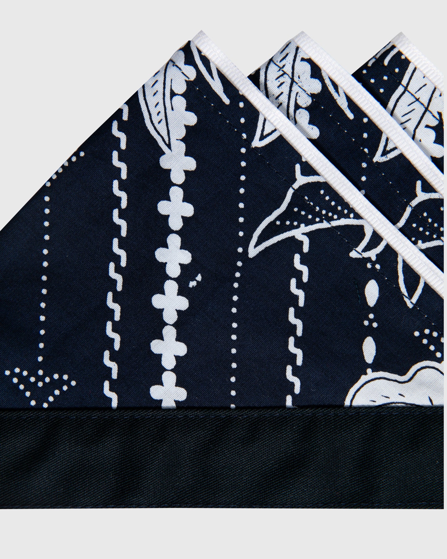 Tie Ruffle Batik Patchwork
