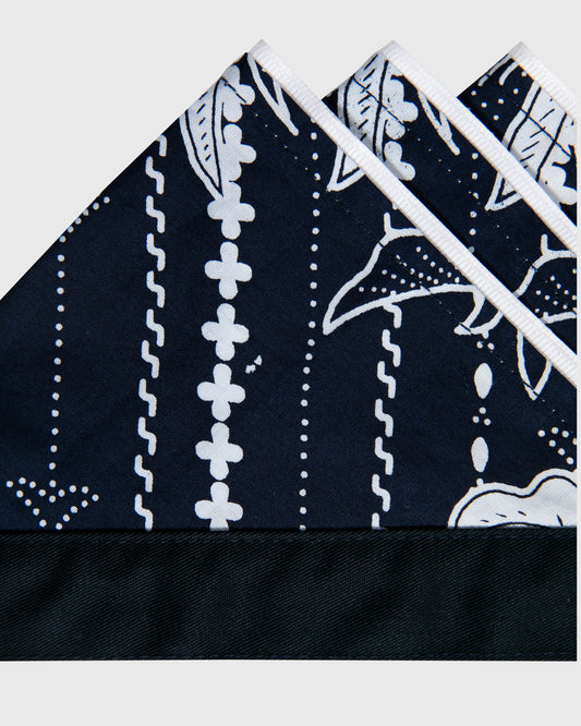 Tie Ruffle Batik Patchwork