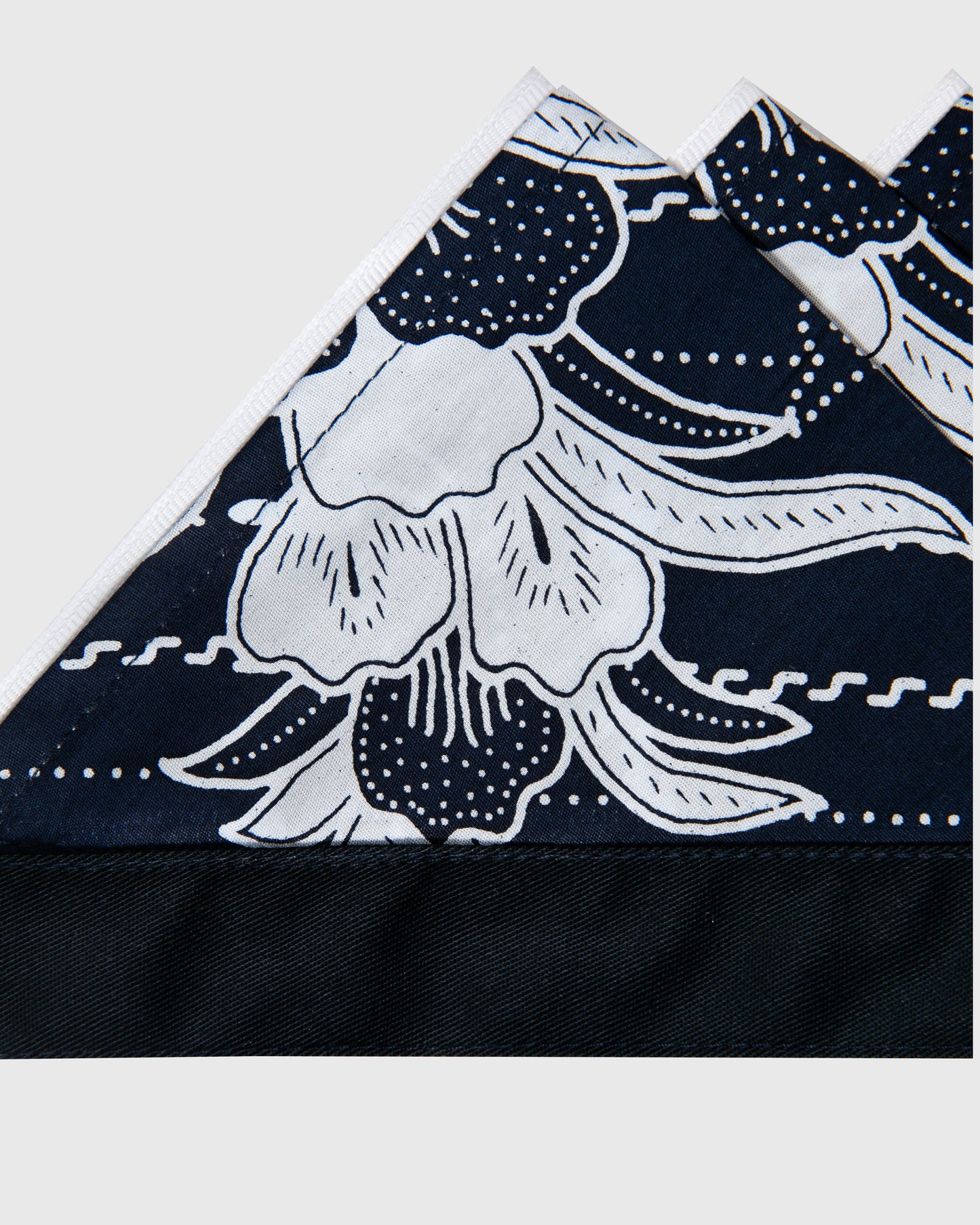Tie Ruffle Batik Patchwork