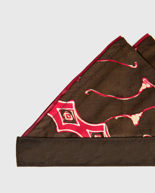 Tie Ruffle Batik Patchwork