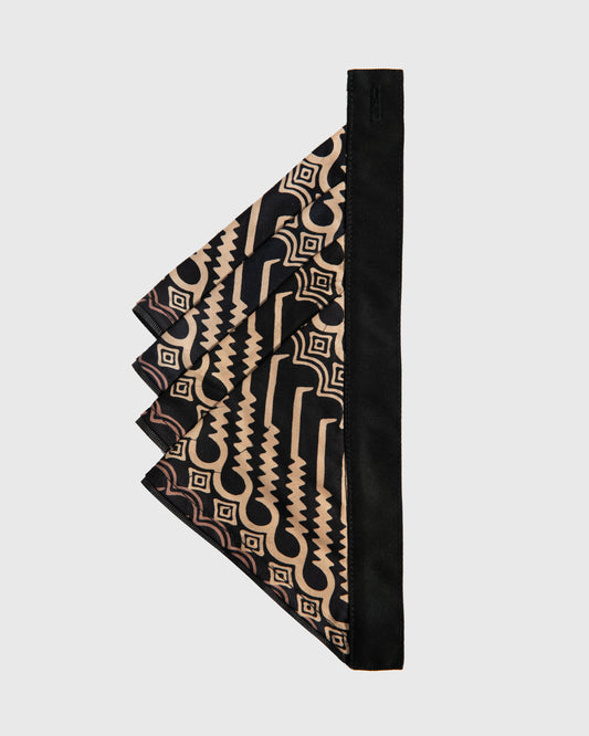 Tie Ruffle Batik Patchwork