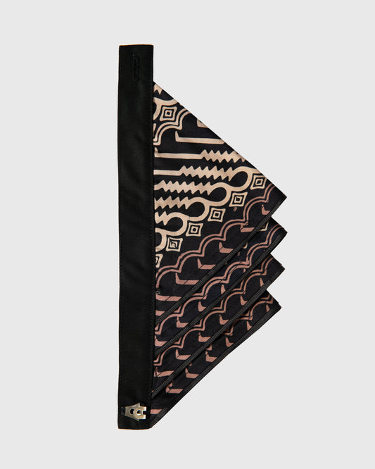 Tie Ruffle Batik Patchwork