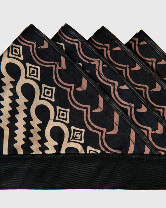 Tie Ruffle Batik Patchwork