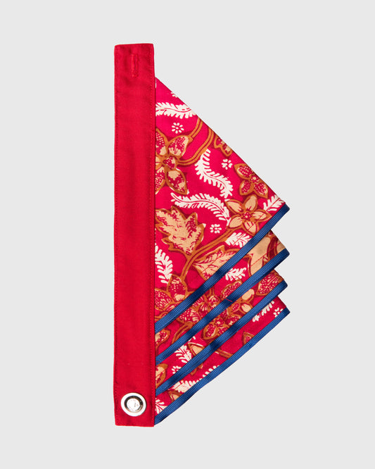 Tie Ruffle Batik Patchwork