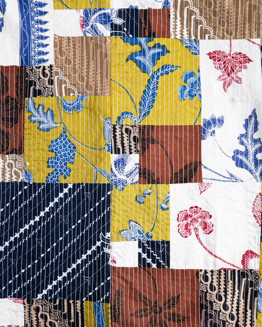 Kimono Outer Batik Patchwork Long