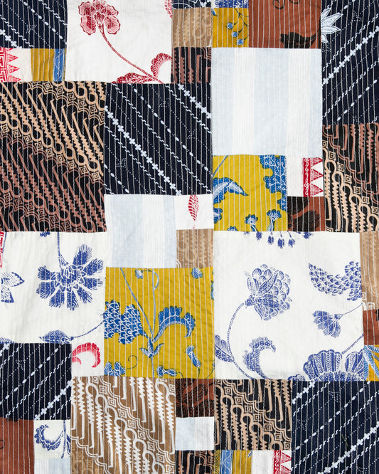 Kimono Outer Batik Patchwork Long