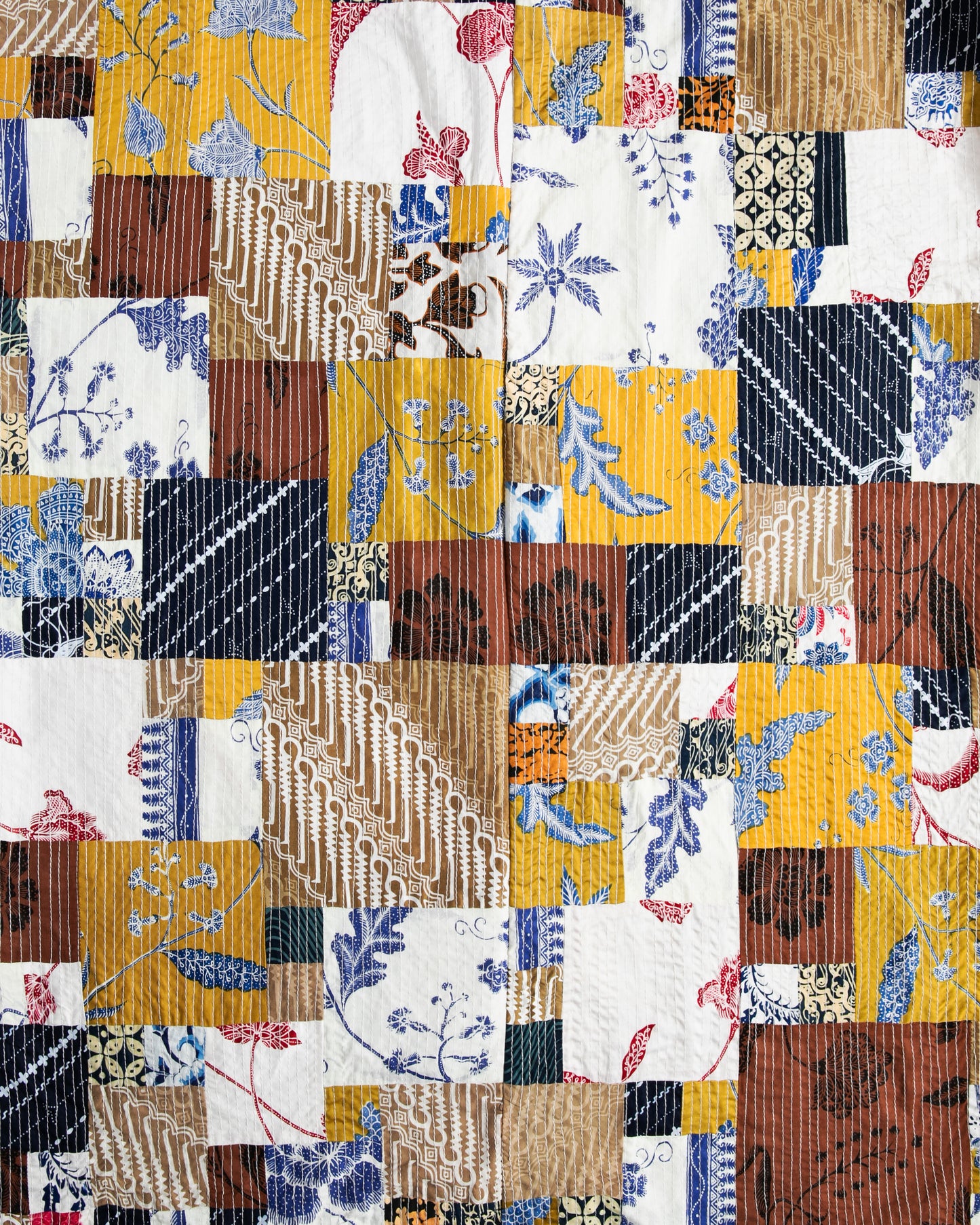 Kimono Outer Batik Patchwork Short