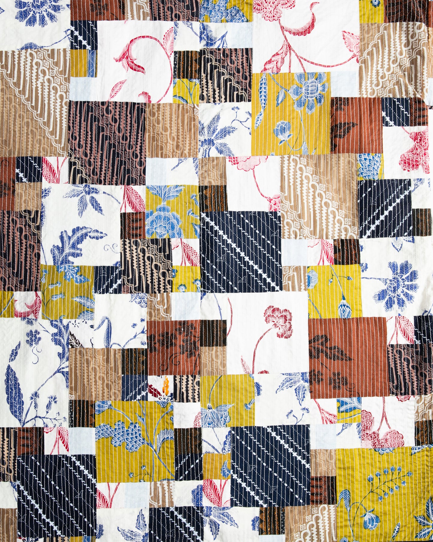 Kimono Outer Batik Patchwork Long