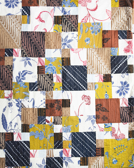 Kimono Outer Batik Patchwork Long
