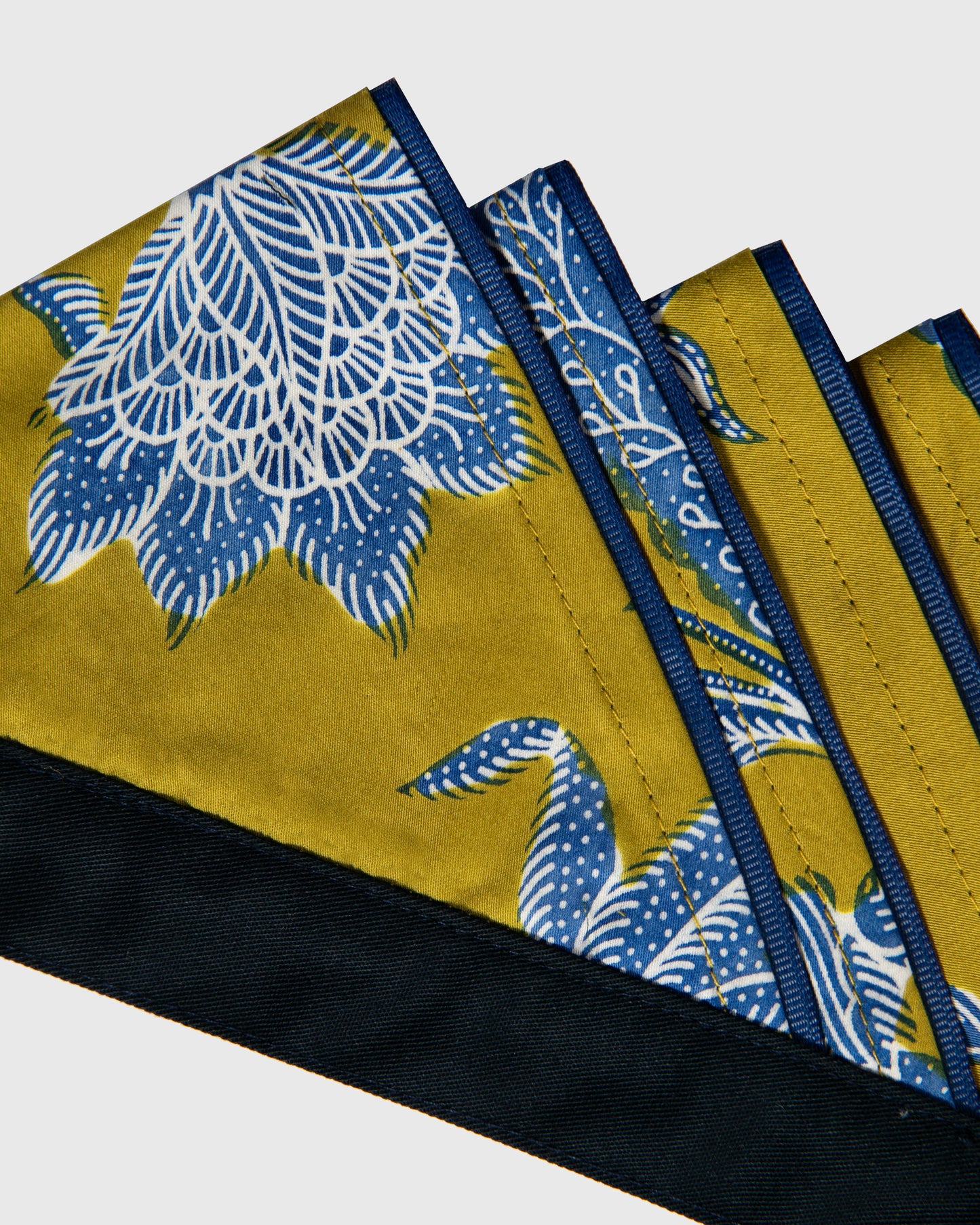 Tie Ruffle Batik Patchwork