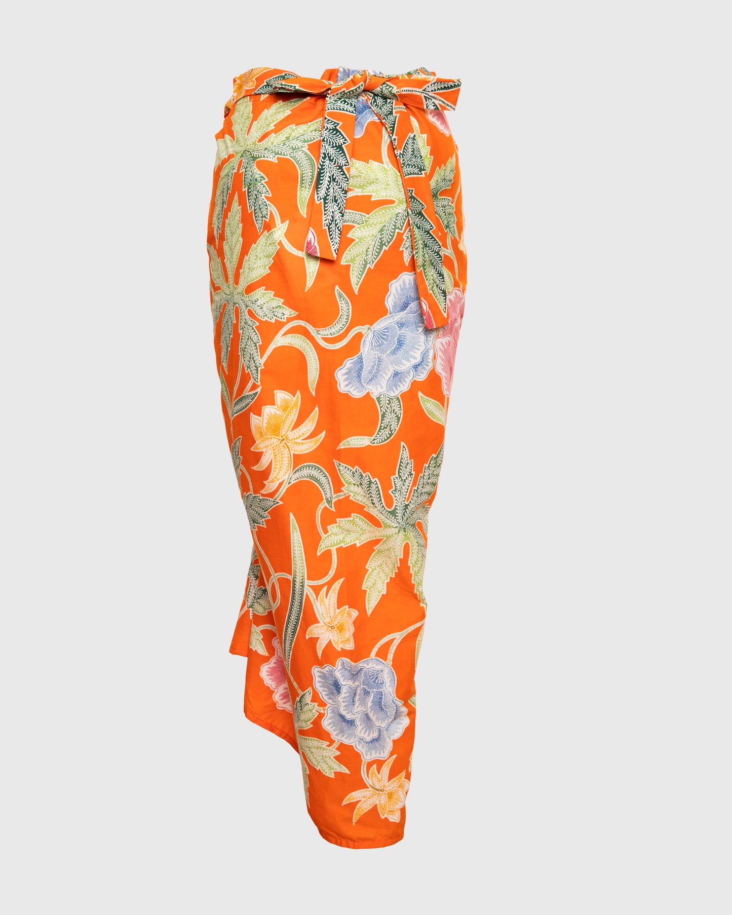 AR Rok Sarong AR-B03 Batik Bunga Orange