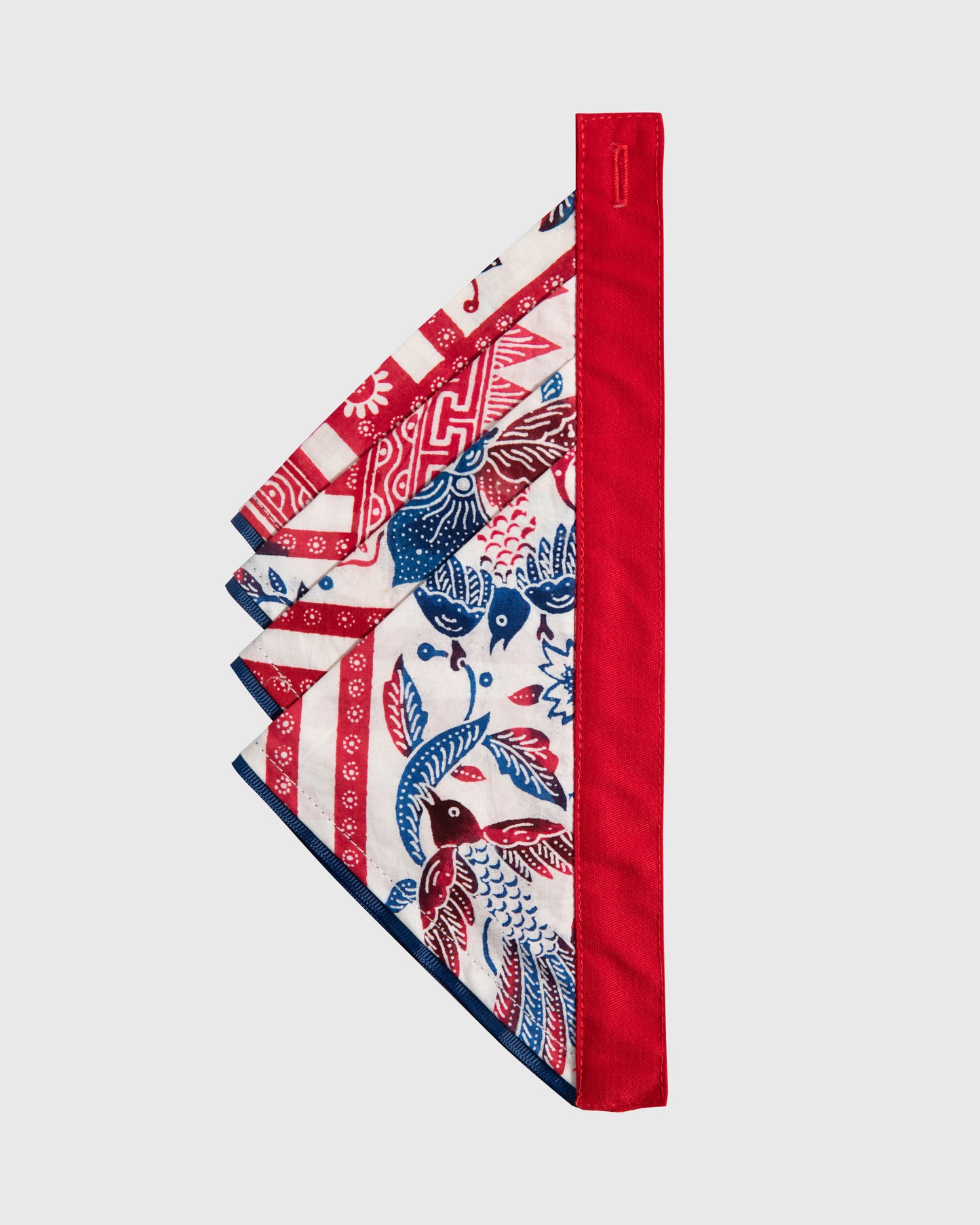 Tie Ruffle Batik Patchwork