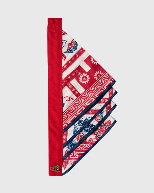Tie Ruffle Batik Patchwork