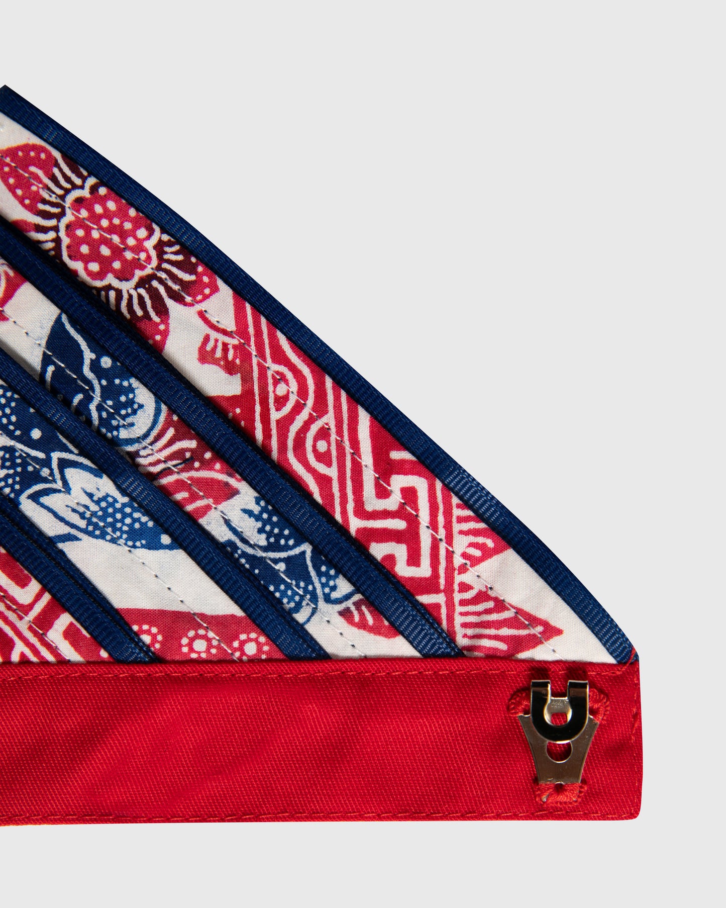 Tie Ruffle Batik Patchwork