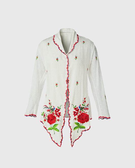 Embroidery 3/4 Sleeve Kebaya Burung - LKBY-02 - F126