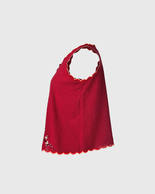 Embroidery V-neck Inner - LKBY-03 - F126