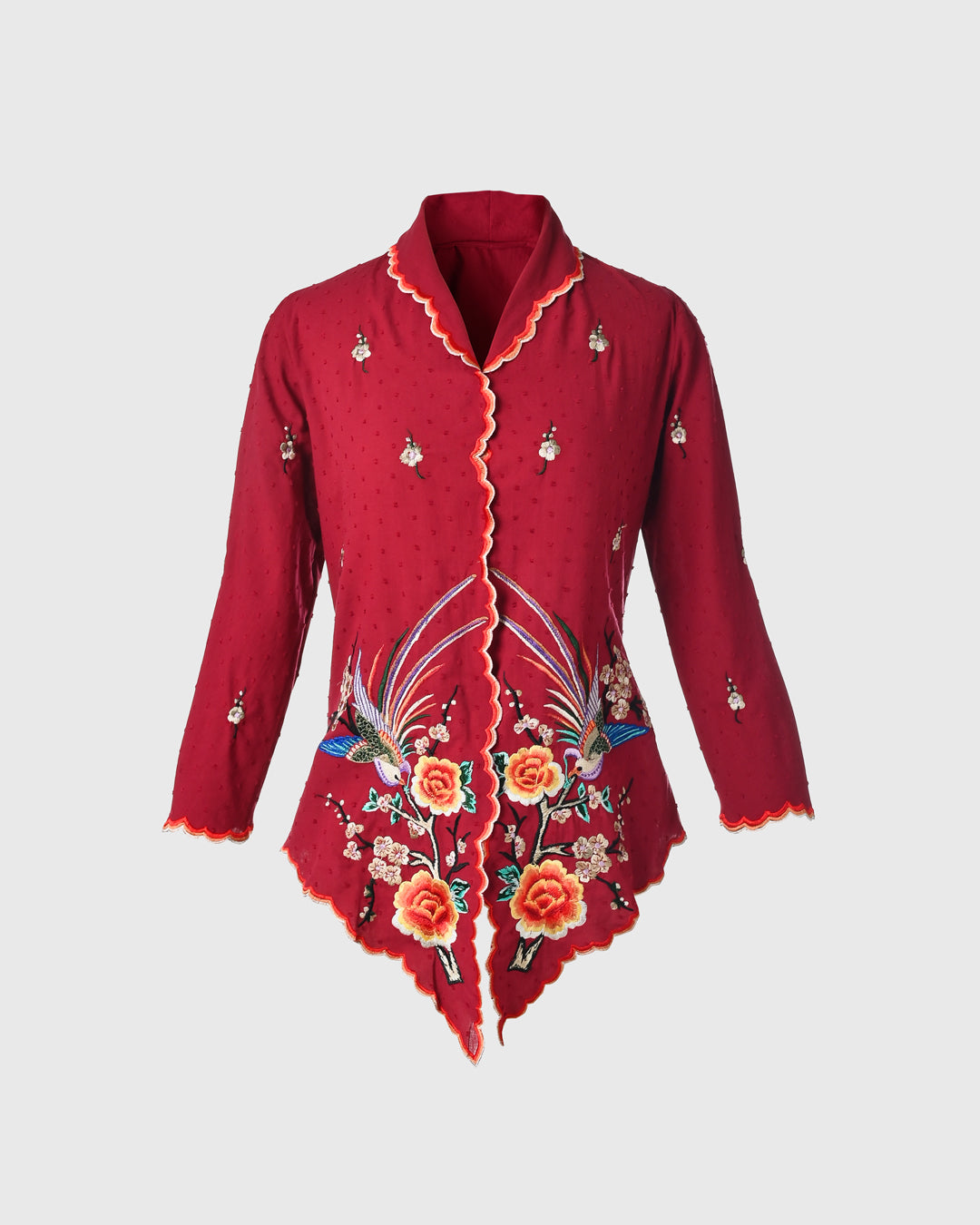 Embroidery 3/4 Sleeve Kebaya Burung - LKBY-02 - F126