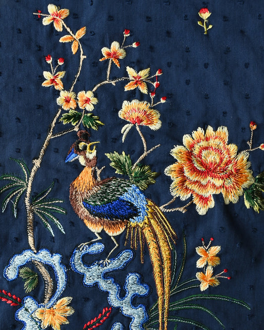 Embroidery 3/4 Sleeve Kebaya Burung - LKBY-02 - F126