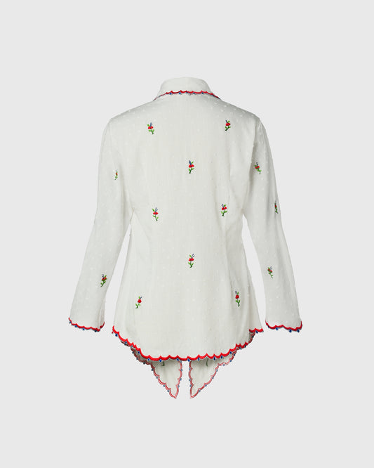 Embroidery 3/4 Sleeve Kebaya Burung - LKBY-02 - F126