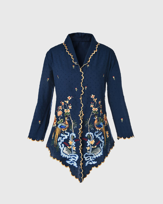 Embroidery 3/4 Sleeve Kebaya Burung - LKBY-02 - F126