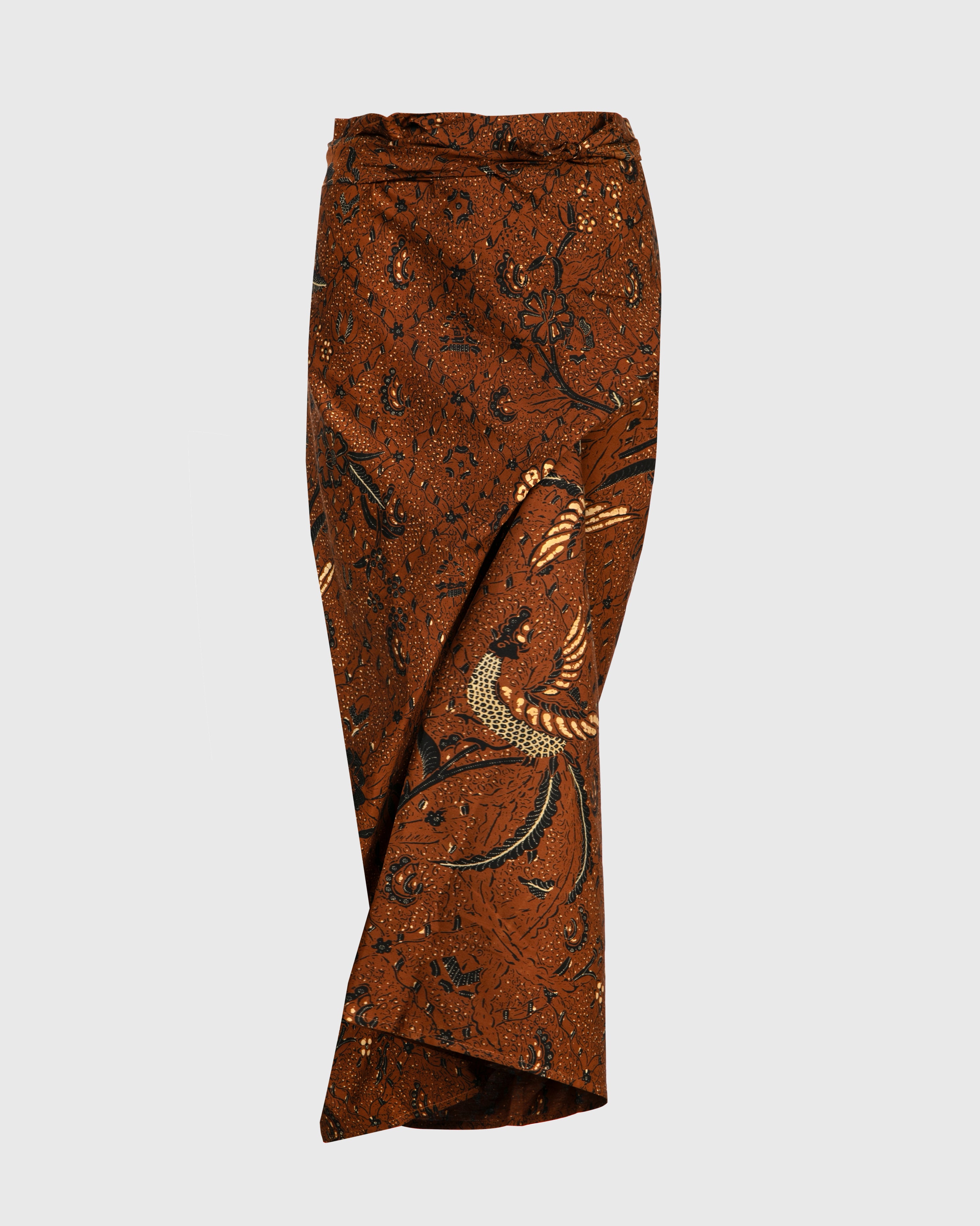 Rok Sarong Batik Sogan Burung AR-B03 – Lakon Indonesia